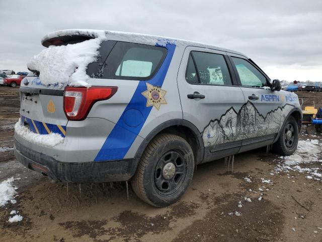 1FM5K8AT3GGB36174 - 2016 FORD EXPLORER POLICE INTERCEPTOR ვერცხლისფერი ფოტო 3