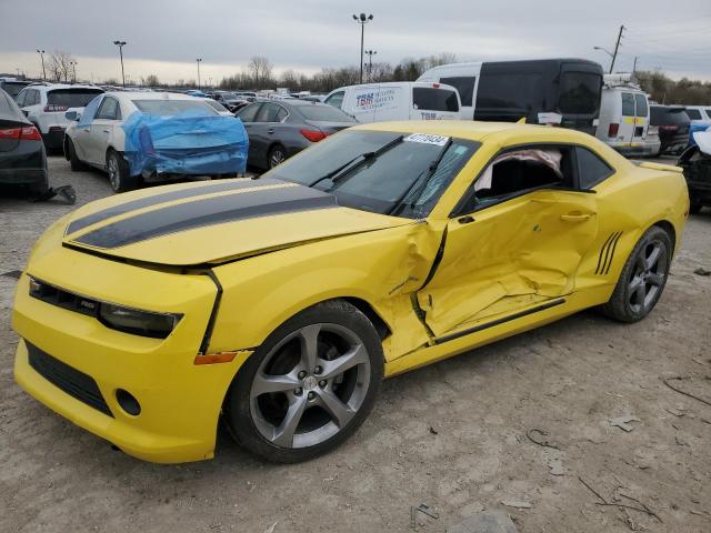 2G1FC1E31E9208078 - 2014 CHEVROLET CAMARO LT YELLOW photo 1