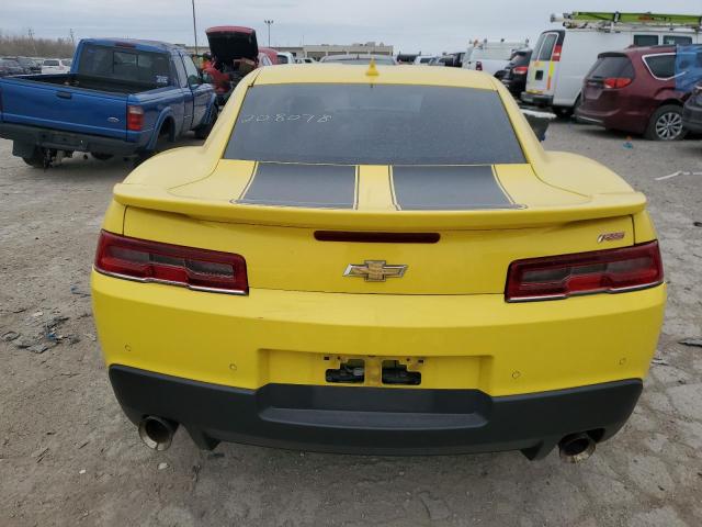 2G1FC1E31E9208078 - 2014 CHEVROLET CAMARO LT YELLOW photo 10