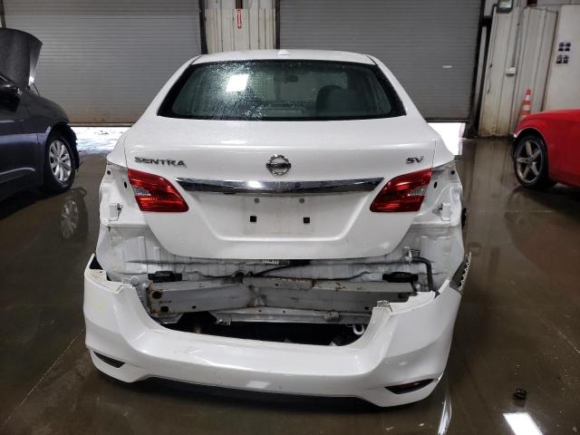 3N1AB7AP6HY382090 - 2017 NISSAN SENTRA S WHITE photo 6