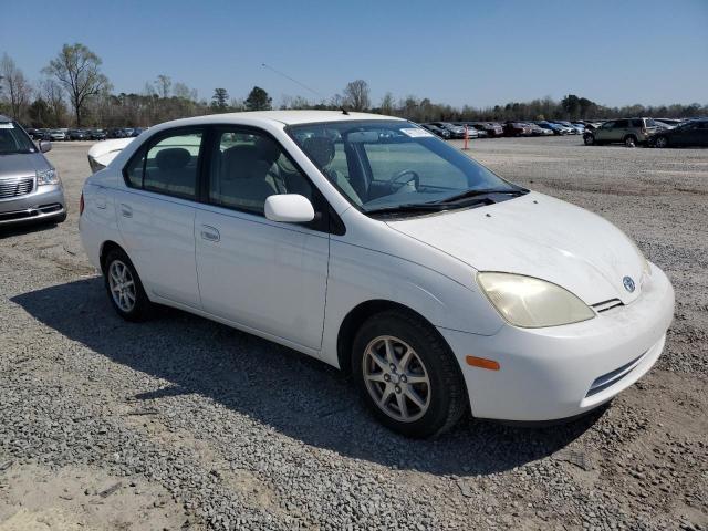 JT2BK12U120061247 - 2002 TOYOTA PRIUS WHITE photo 4