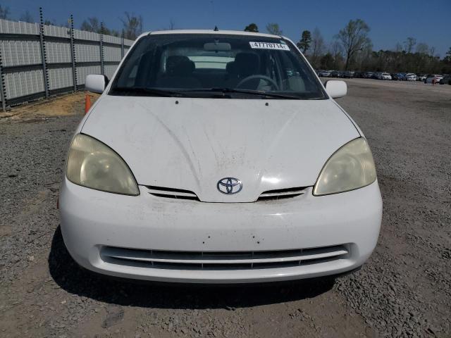 JT2BK12U120061247 - 2002 TOYOTA PRIUS WHITE photo 5