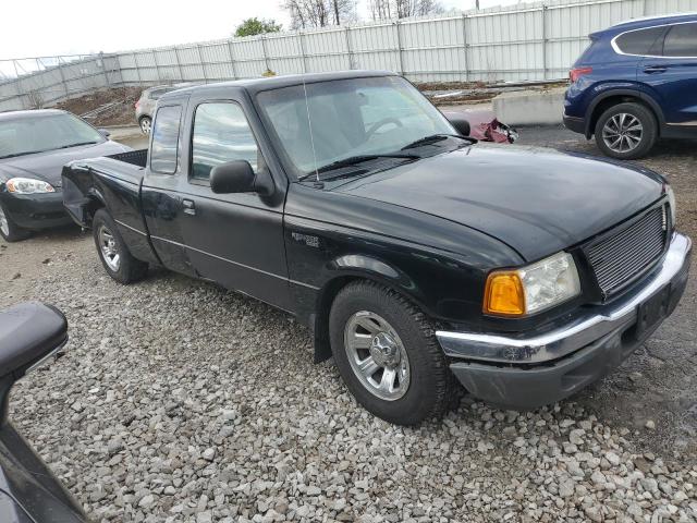 1FTYR14U02PA00974 - 2002 FORD RANGER SUPER CAB BLACK photo 4