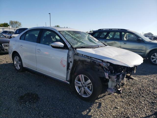 3VW637AJ8DM282602 - 2013 VOLKSWAGEN JETTA HYBRID WHITE photo 4