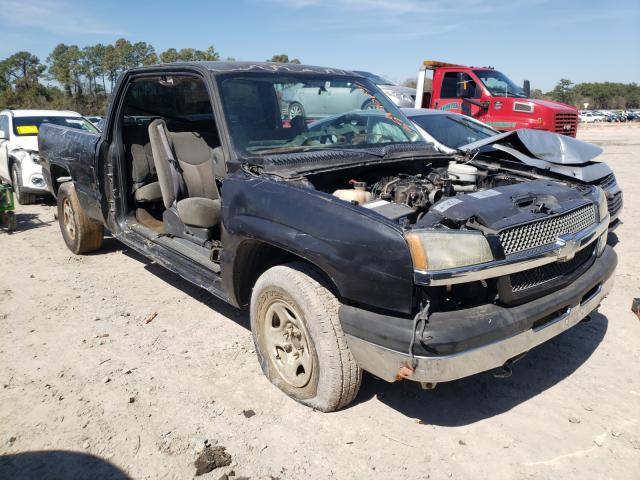 2GCEC19VX41113711 - 2004 CHEVROLET SILVERADO C1500 BLACK photo 1