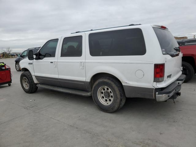 1FMNU40L32ED37243 - 2002 FORD EXCURSION XLT WHITE photo 2