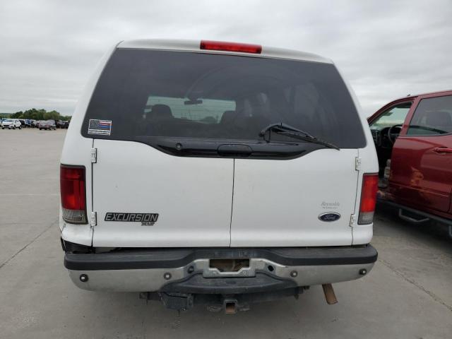 1FMNU40L32ED37243 - 2002 FORD EXCURSION XLT WHITE photo 6