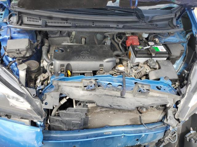 VNKKTUD36GA066320 - 2016 TOYOTA YARIS L BLUE photo 12