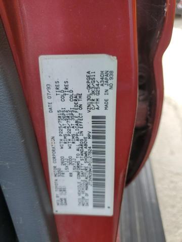 JT3VN39W1P0127824 - 1993 TOYOTA 4RUNNER VN39 SR5 红色 照片 13