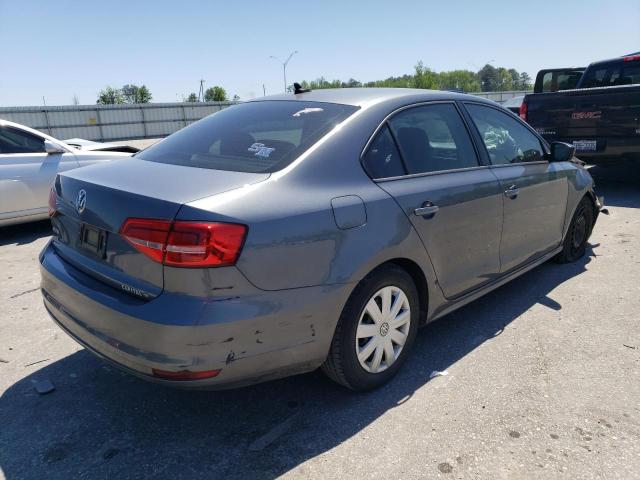 3VW2K7AJ7FM424815 - 2015 VOLKSWAGEN JETTA BASE 灰色 照片 3