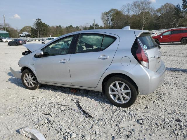 JTDKDTB39F1107864 - 2015 TOYOTA PRIUS C SILVER photo 2