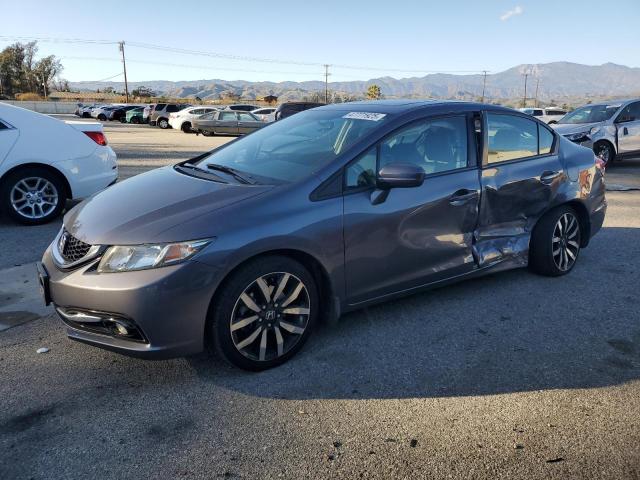 19XFB2F93EE212928 - 2014 HONDA CIVIC EXL ნაცრისფერი ფოტო 1