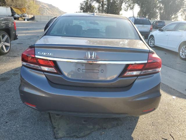 19XFB2F93EE212928 - 2014 HONDA CIVIC EXL ნაცრისფერი ფოტო 6