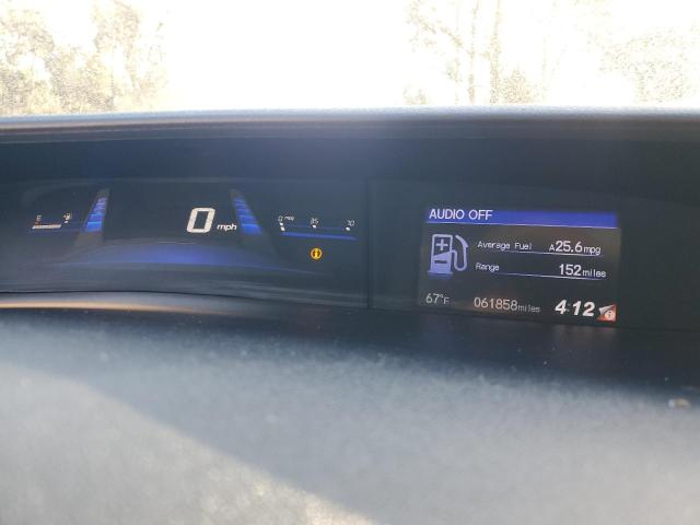 19XFB2F93EE212928 - 2014 HONDA CIVIC EXL ნაცრისფერი ფოტო 9