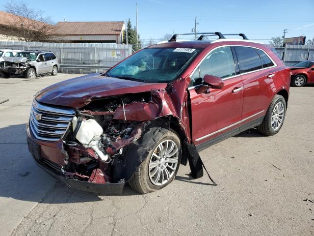 1GYKNDRS0HZ221363 - 2017 CADILLAC XT5 LUXURY MAROON photo 1