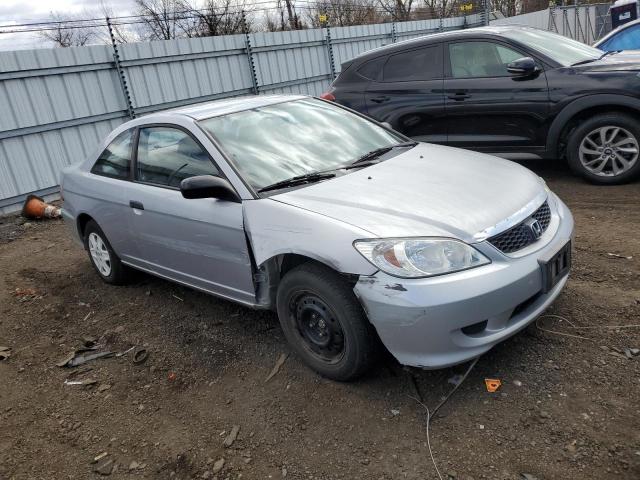 1HGEM21195L042851 - 2005 HONDA CIVIC DX VP SILVER photo 4