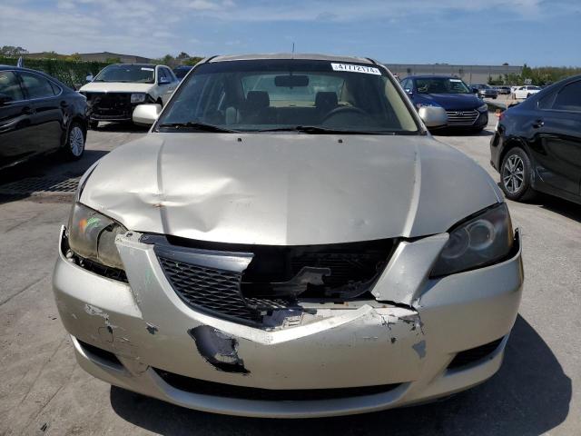 JM1BK12F051306952 - 2005 MAZDA 3 I BEIGE photo 5