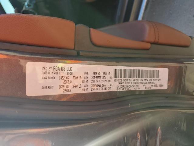 1C4RJEJG0HC614909 - 2017 JEEP GRAND CHER SUMMIT 灰色 照片 14