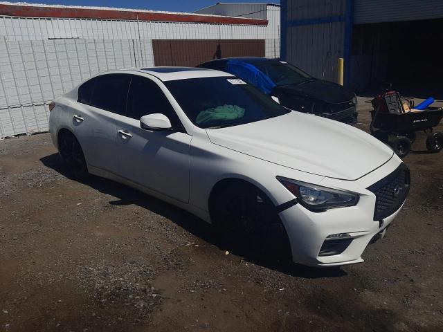 JN1EV7AP1KM513588 - 2019 INFINITI Q50 LUXE WHITE photo 4