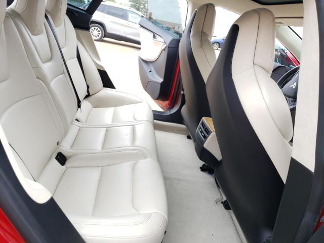 5YJSA1E21JF270234 - 2018 TESLA MODEL S Կարմիր լուսանկար 10