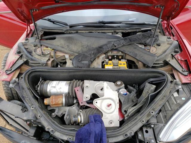 5YJSA1E21JF270234 - 2018 TESLA MODEL S Կարմիր լուսանկար 11