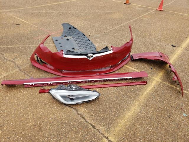 5YJSA1E21JF270234 - 2018 TESLA MODEL S Կարմիր լուսանկար 12