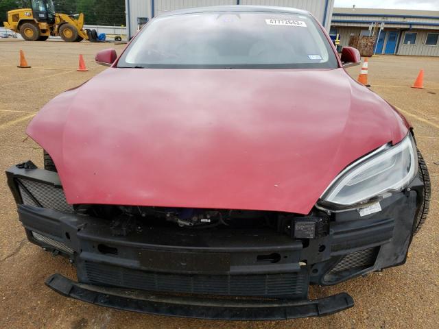 5YJSA1E21JF270234 - 2018 TESLA MODEL S Կարմիր լուսանկար 5
