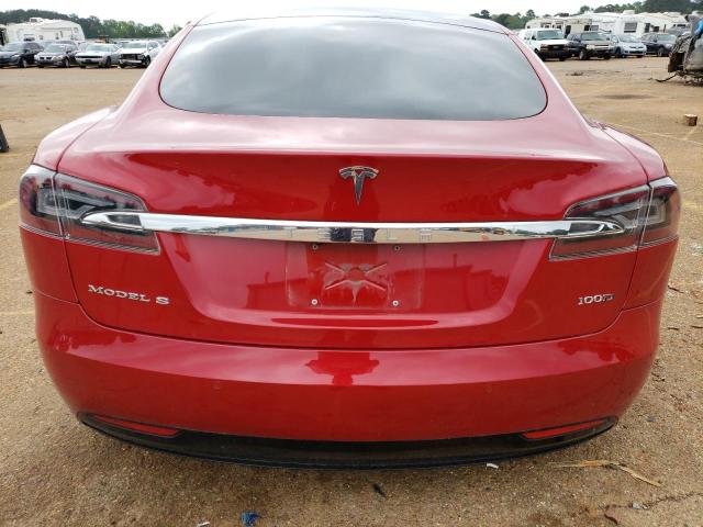 5YJSA1E21JF270234 - 2018 TESLA MODEL S Կարմիր լուսանկար 6