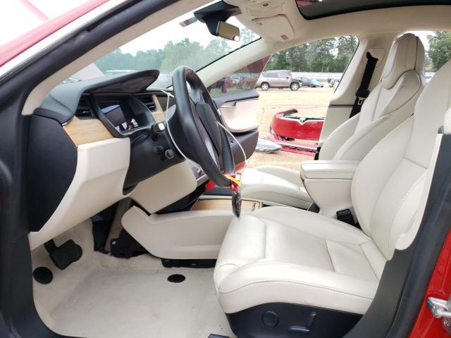 5YJSA1E21JF270234 - 2018 TESLA MODEL S Կարմիր լուսանկար 7