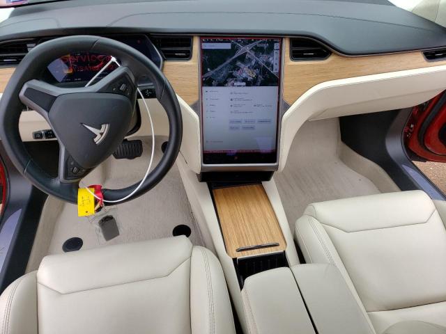 5YJSA1E21JF270234 - 2018 TESLA MODEL S Կարմիր լուսանկար 8