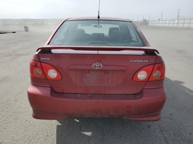 1NXBR32E85Z385974 - 2005 TOYOTA COROLLA CE RED photo 6