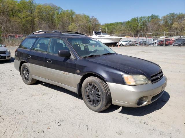 4S3BH806017651917 - 2001 SUBARU LEGACY OUTBACK H6 3.0 LL BEAN BLACK photo 4