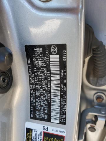4T1BF1FK1HU313158 - 2017 TOYOTA CAMRY LE SILVER photo 12