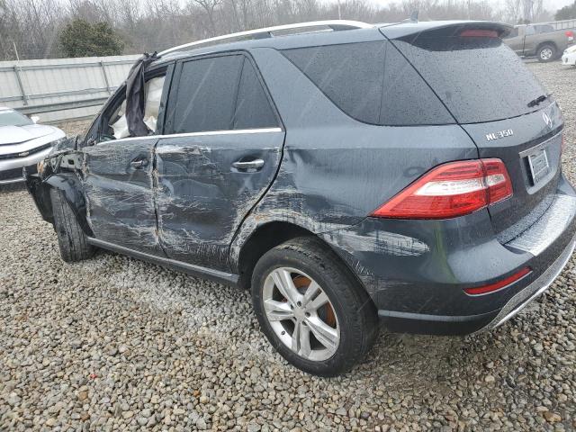 4JGDA5HB4FA525188 - 2015 MERCEDES-BENZ ML 350 4MATIC BLUE photo 2