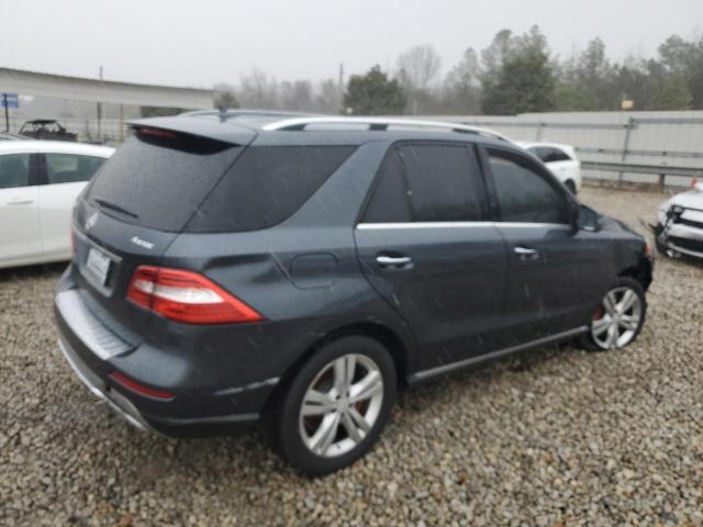 4JGDA5HB4FA525188 - 2015 MERCEDES-BENZ ML 350 4MATIC BLUE photo 3