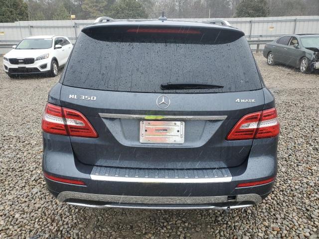4JGDA5HB4FA525188 - 2015 MERCEDES-BENZ ML 350 4MATIC BLUE photo 6