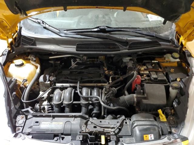 3FADP4CJXBM214329 - 2011 FORD FIESTA SEL YELLOW photo 11