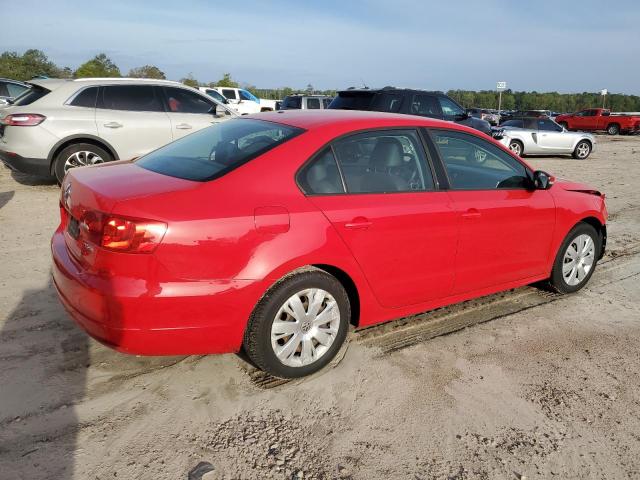 3VWDP7AJ2CM120121 - 2012 VOLKSWAGEN JETTA SE RED photo 3