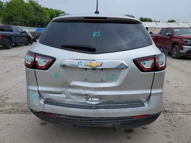 1GNKRFKD6HJ343409 - 2017 CHEVROLET TRAVERSE LS SILVER photo 6