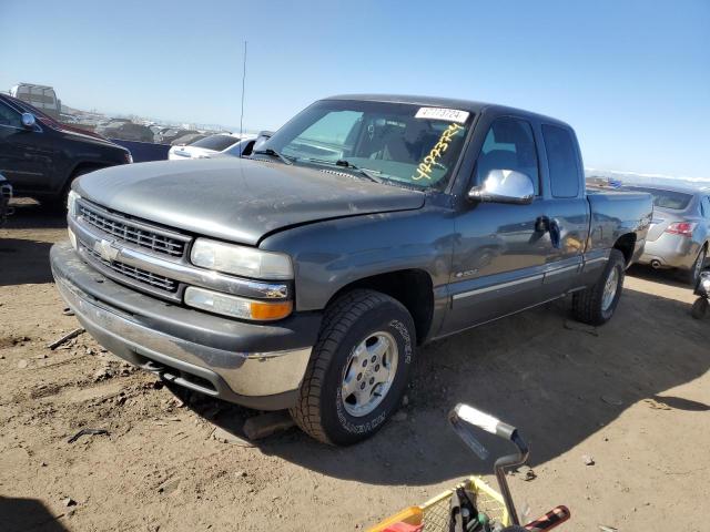 1GCEK19T01E134675 - 2001 CHEVROLET SILVERADO K1500 GRAY photo 1