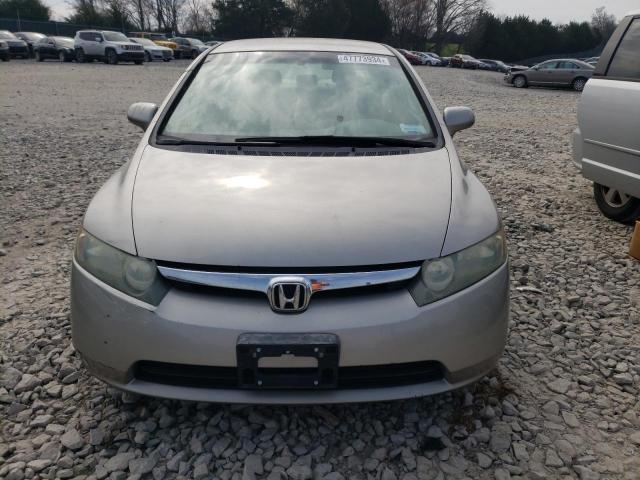 1HGFA16526L129303 - 2006 HONDA CIVIC LX SILVER photo 5