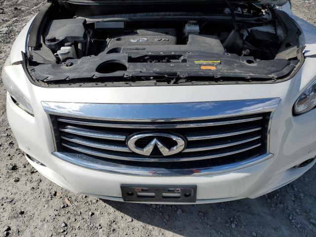 5N1AL0MM5EC510600 - 2014 INFINITI QX60 WHITE photo 12