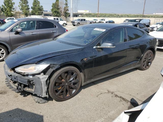 5YJSA1H16EFP55557 - 2014 TESLA MODEL S BLACK photo 1