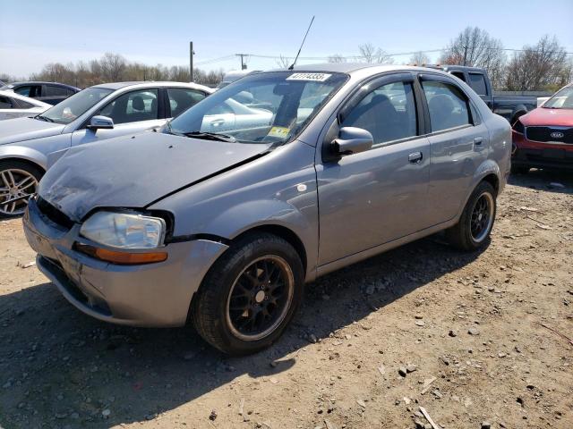 KL1TD56626B577093 - 2006 CHEVROLET AVEO LS BASE SILVER photo 1