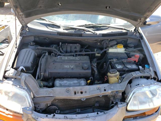 KL1TD56626B577093 - 2006 CHEVROLET AVEO LS BASE Արծաթագույն լուսանկար 11