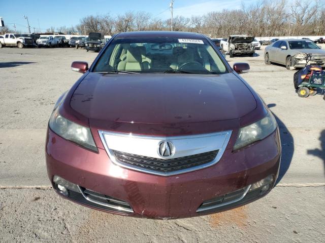 19UUA8F21DA017459 - 2013 ACURA TL MAROON photo 5