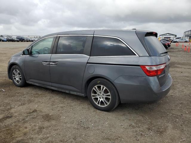 5FNRL5H62CB087975 - 2012 HONDA ODYSSEY EXL GRAY photo 2