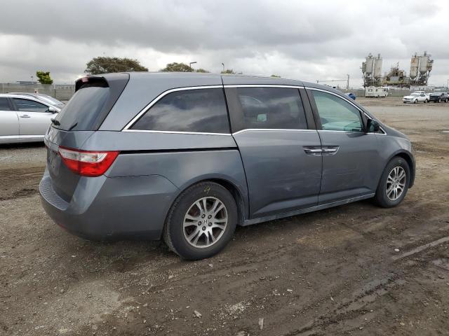 5FNRL5H62CB087975 - 2012 HONDA ODYSSEY EXL GRAY photo 3