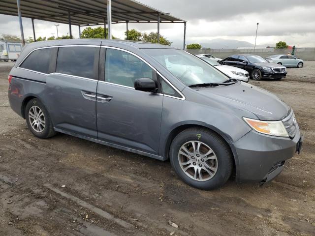 5FNRL5H62CB087975 - 2012 HONDA ODYSSEY EXL GRAY photo 4