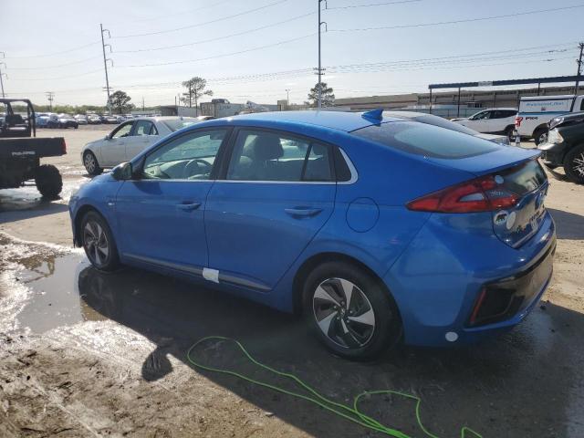 KMHC75LC4HU032378 - 2017 HYUNDAI IONIQ SEL BLUE photo 2